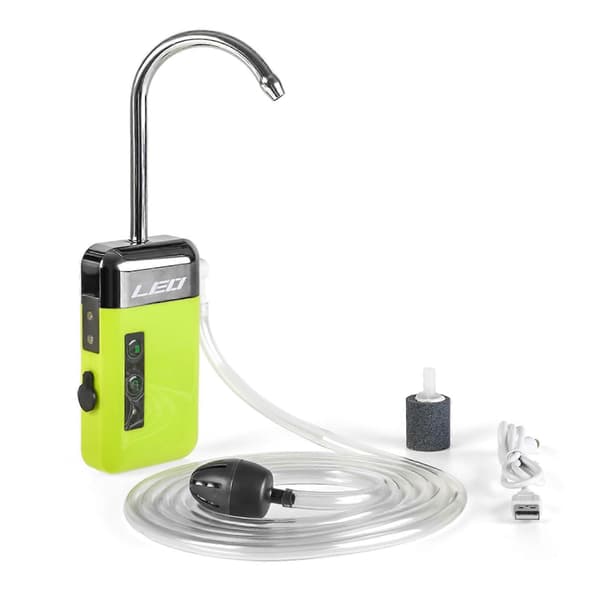 Fiske Smart Induktion USB Genopladelig Intelligent Sensor Vand Iltpumpe