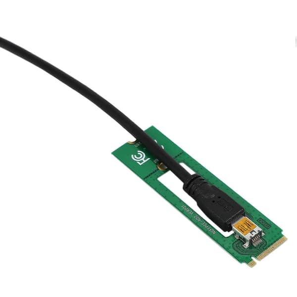 NGFF M.2 M Key till USB 3.0 PCI-E Riser-kort M2 till USB3.0 PCIE 16X 1X Extender med för Litecoin