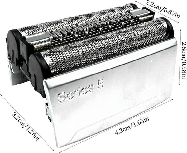 Erstatningshode for barbermaskin | Barberhode i rustfritt stål | Reservedel for barbermaskin
