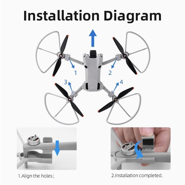 Propellerbeskytter Propellerbeskyttelse Propellerbeskyttelse Til Mini 4 Pro Drone Propel