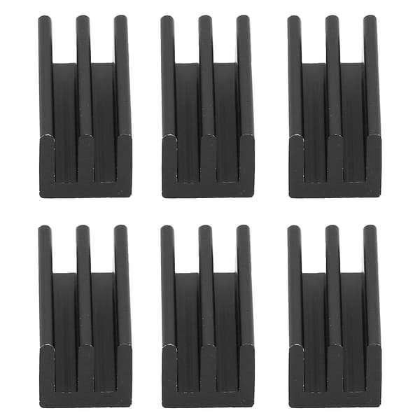 20 stk. Aluminium CPU Køler Køleplade, Q8.5x8x16 Sort, til Industrielle Komponenter