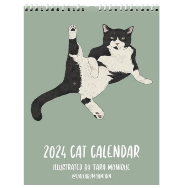 2024 kalender 2024 vægkalender, engelsk vægkalender, væghængende kalenderplanlægger for nem organisation