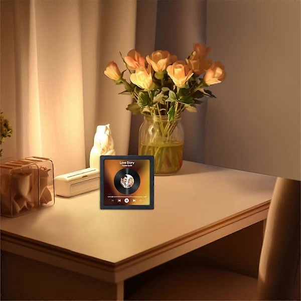 Musikkylskåpsdekal, Albumkylskåpsmagnet Musikrörelse Kan Spela Sånger och Justera Volymen Alla Hjärtans Dag