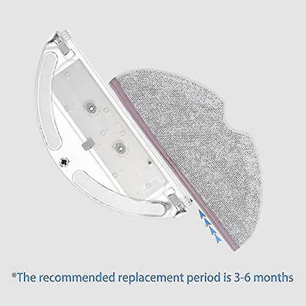 4-pack mikrofiber moppduk kompatibel med Roborock S6 S6 Pure S6 Maxv S5 Max