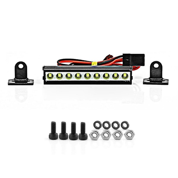 Rc Bil Taglampe 9/18/25 Led Lysbjælke Til 1/10 Rc Crawler Trx4 Axial Scx10 90046 Scx24 Wrangler D90 Karosseri, 146mm