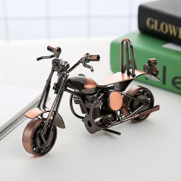 Retro Loddet Smedejerns Motorcykel Model