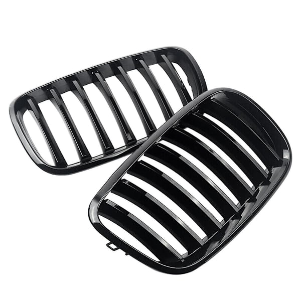 1 par forreste nyregitter til X5 X6 E70 E71 2007-2013 blank sort 51137157687 51137157688