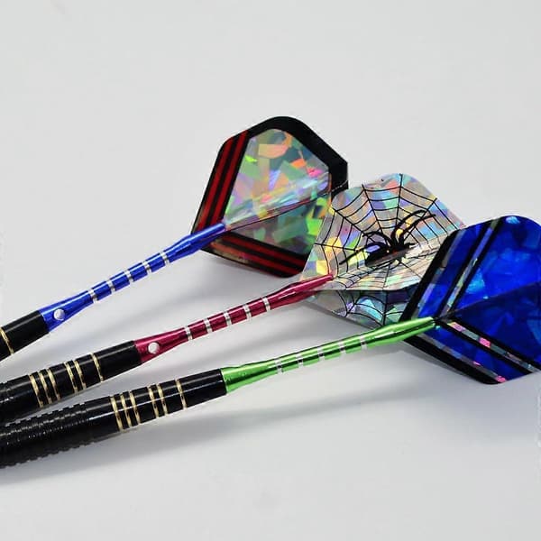 Sæt med 18 dartskafter i aluminium, 18 stk.