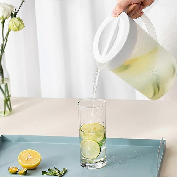 Plastkanna för kylskåpsdörr, plastbehållare med lock