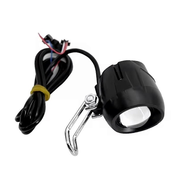 LED Frontlykt med Horn, Frontlys for Elektrisk Sparkesykkel, E-sykkel, Sparkesykkel Deler, 10in, f