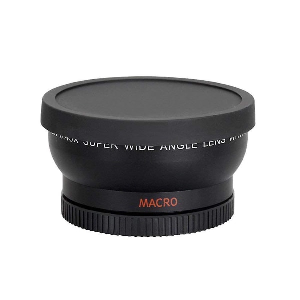 58mm Vidvinkel 0,45x Konverterlinse med Makro Nærbildetilbehør for Rebel T6s,t6i,sl1,t5,t5i,t4