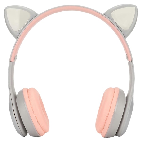 Y47 Bluetooth Katteøre Hodetelefon Sammenleggbart Headset med LED Blinkende og Pustende Lysutslipp Lydkontroll