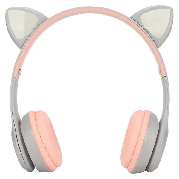 Y47 Bluetooth Kattöron Hörlurar Vikbart Headset med LED Blinkande och Andningsljus Ljudkontroll