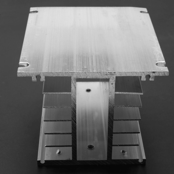 3-faset køleplade 80x110x100mm til solid state relæ aluminium køleplade
