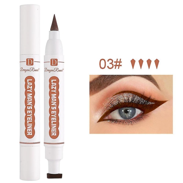 Eye Shadow Pen Svart Eyeliner Vattenfast, icke-blommande Makeup Cosmetic 3  4b9c | 3 | Fyndiq