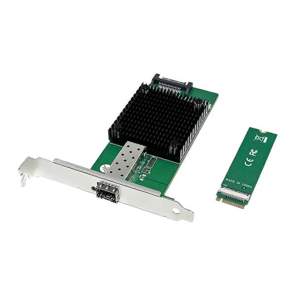 Server Netværkskort M.2 B+M KEY 8-Kanals Single-Port 10GbE SFP Ethernet NIC Netværkskort til Win10 FreeBSD Linux System