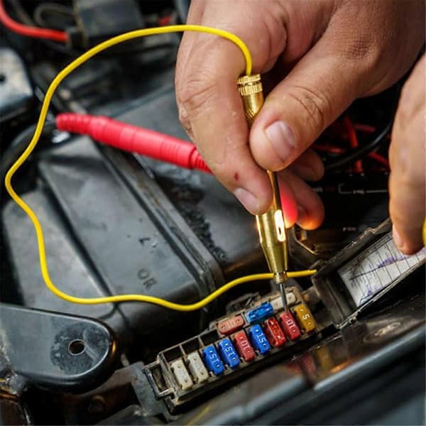 Kompakt Mini Testelys for Motorsykkel eller Bil