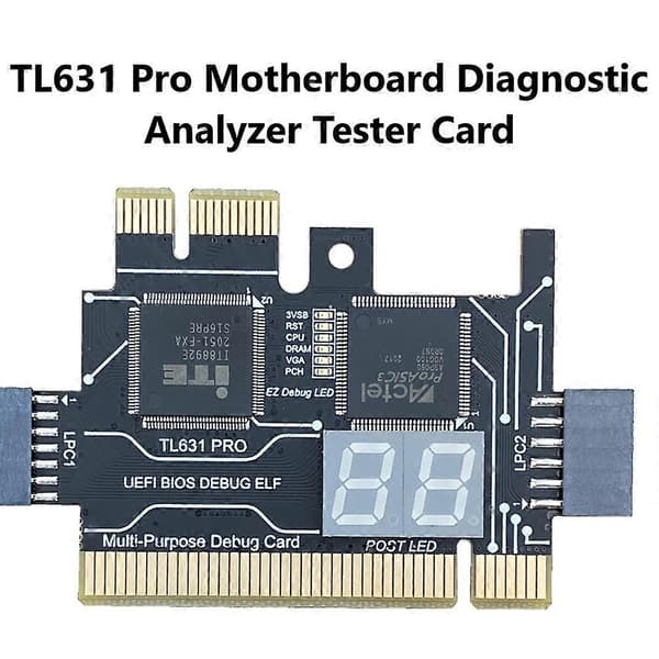 TL631 Pro Multifunksjonell Stasjonær Laptop LPC-DEBUG Postkort PCI PCI-E Mini PCI-E Hovedkort Diagnostisk Analysator Tester, A