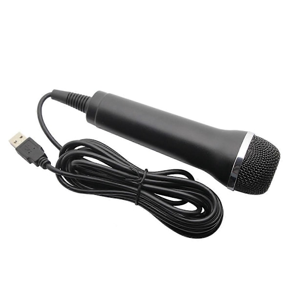 Universal USB Kablet Mikrofon Karaoke Mikrofon til Switch Wii PS4 PS3 XBOX ONE/360/ PC/PS2