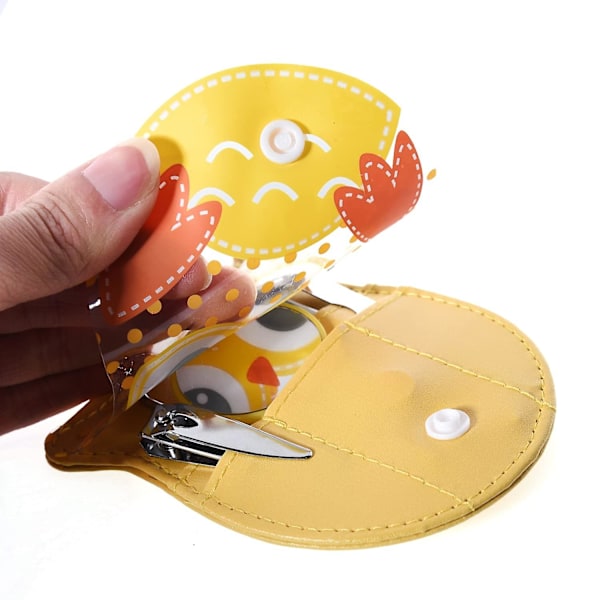 Spove Uggla Design Manikyrset Gul Förpackning med 6 Nagelset