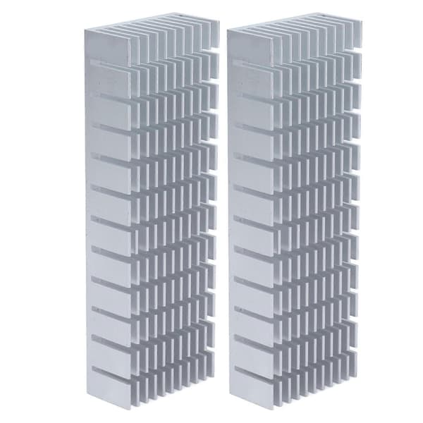 Aluminium Køleplade Modul - Effektiv CPU Køling (2 stk.)
