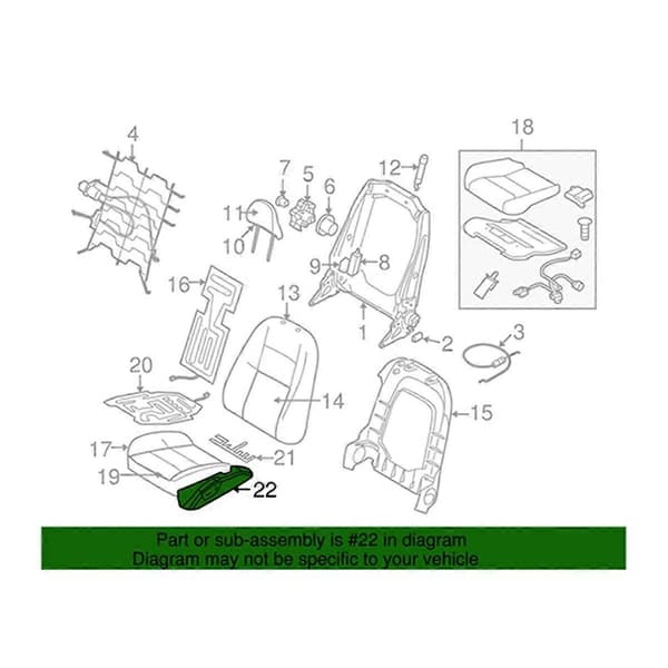 Venstre side setebeskyttelse deksel 39984346 for S40 MK2 V50 2004-2012 Bilsete Justeringspanel Ou
