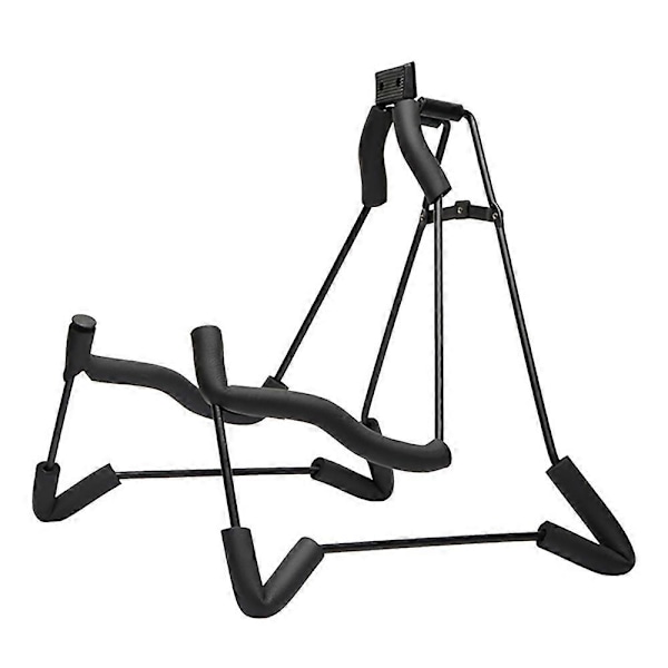 Gitarstativ Folds Universal A-Ramme Stativ Gitar Tripod Justerbar for Alle Gitarer Akustisk Clas
