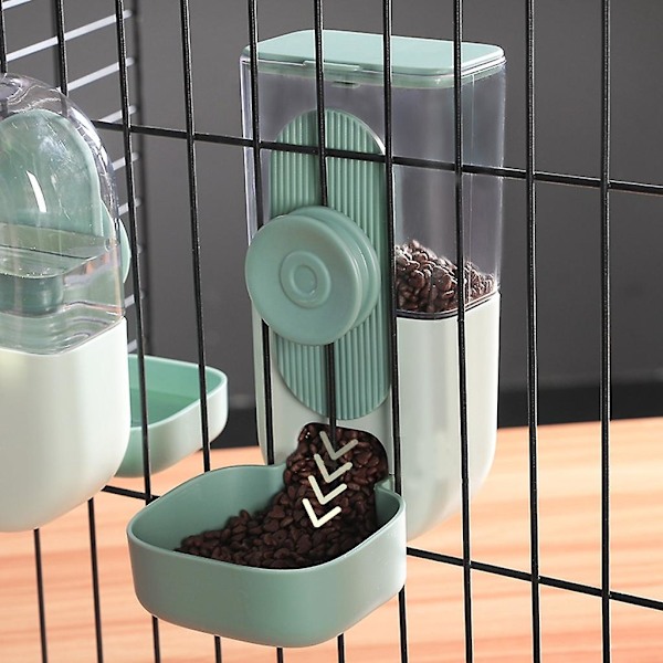 Automatisk Pet Feeder Vand Mad Dispenser Til Hunde Katte Tyngdekraft Genopfyldning