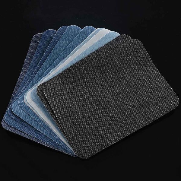 20 stk. Thermal Sticky Iron On Mending Patches Jeans Taske Hat Reparation Decor Design
