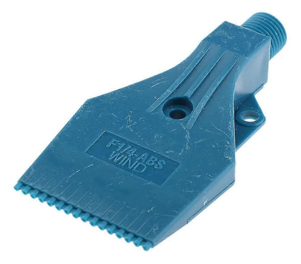 Luftmunstycke, platt blåsande anknäbbsmunstycke i plast, blåsande munstycke ABS-plast munstycke breddande luftkniv blåsande munstycke multi-håls munstycke (Blå) (6st) s202