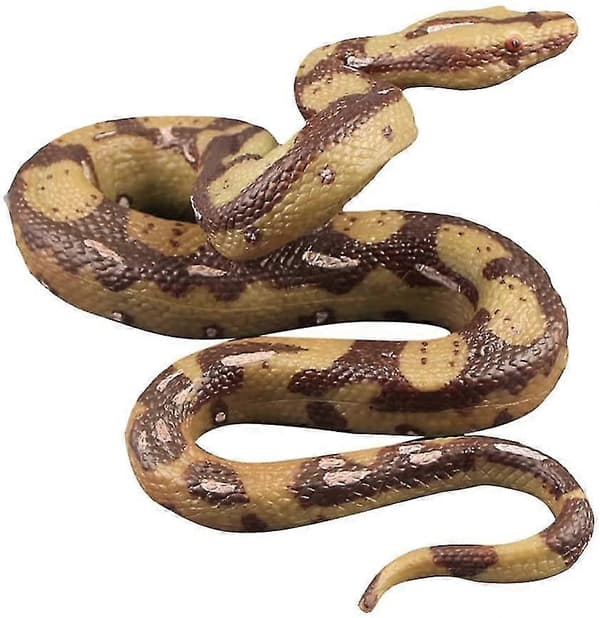 Høj Simulation Python Model Legetøj Stor Realistisk Slange Halloween Svær Narrestreg