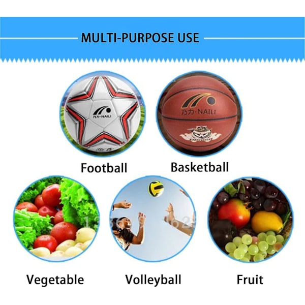 Bold Nettaske til Fodbold, Basketball, Volleyball, Rugby - Robust Mesh-Taske til En Bold - Bærbar, Holdbar, Gym-Hængende