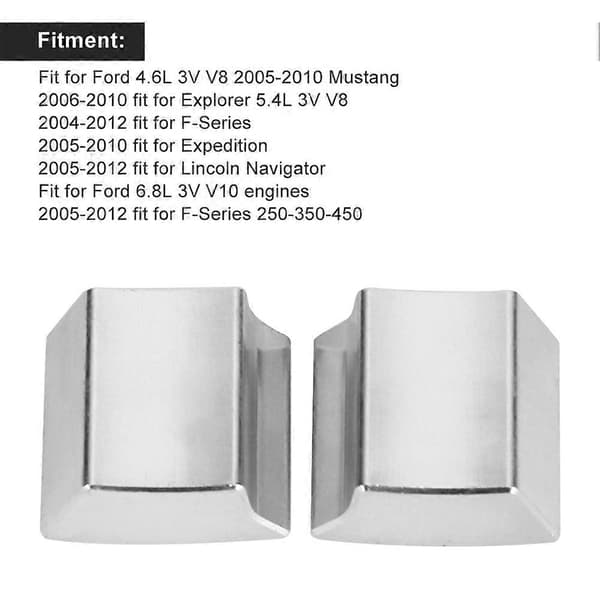 2 stk. Aluminium Luftventil Cam Phaser Låsekit Lås Ud Reparation Passer til Ford