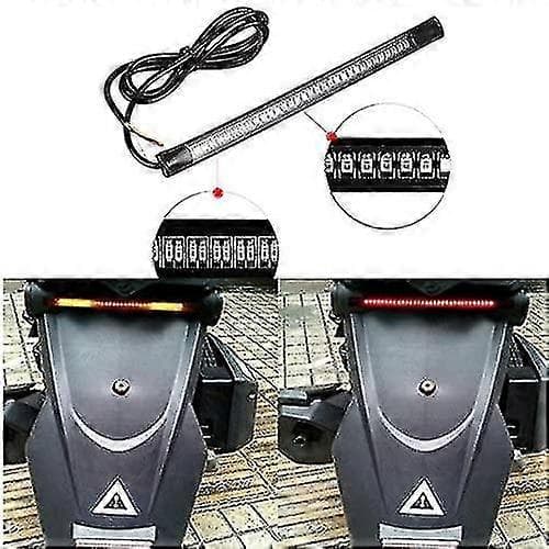 48 LED Bremslys Passer til Motorcykel Bil Cykel Blinklyslysstang Med 12v Lys, 2 stk