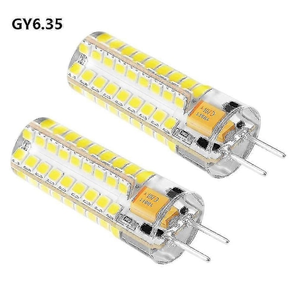 LED-lampa G6.35 Sockel AC 12V, 7W Ersätter 50W Halogenlampa, Kallvit 6000K, 360° Strålvinkel