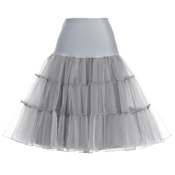50-tals vintage Rockabilly underkjol kjol, 25" längd retro Tutu underkjol