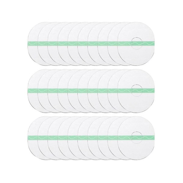 30 stk./sæt Sports Sensor Patch Protector Freestyle Klæbende Patches Klar Vandtæt Sensorbeskyttelse