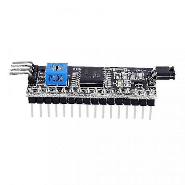 Iic I2c Twi Spi Gränssnittskortsmodul Pcf8574t För 1602 Lcd Led