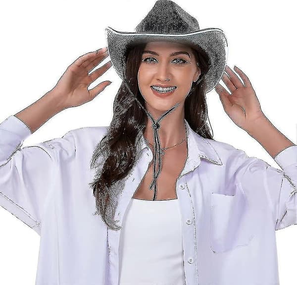 Lysende Space Cowboy Cowgirl Hat