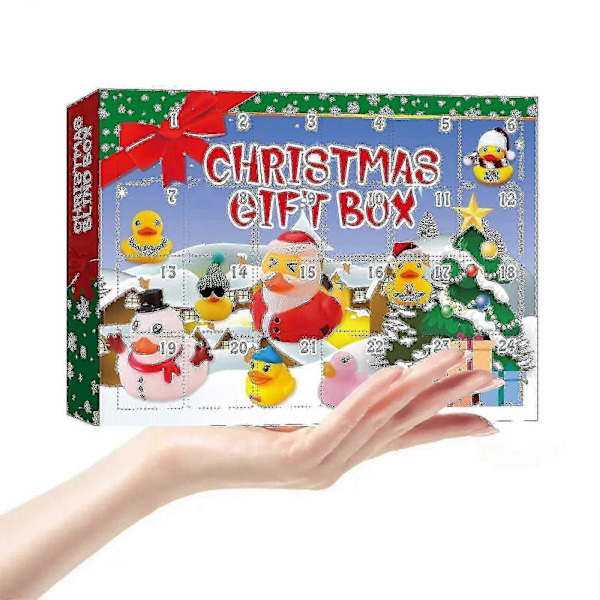 Adventskalender med 24 Gummender for Gutter og Jenter - ZZY