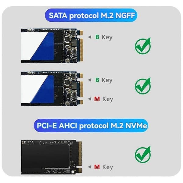 M.2 -tyyppinen C SSD-koteloadapteri NVME NGFF HDD-kotelovälilevy 20 Gbps tukee 2230 22