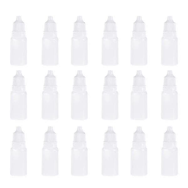 50 stk. Plastik Droppeflaske 10 ml Væske Droppeflaske Øjendråbeflaske