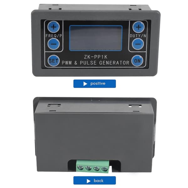 PWM Pulsgenerator, Dubbelläge Justerbar Funktionsgenerator Variabel Pulsbredd Frekvens Drift Sq