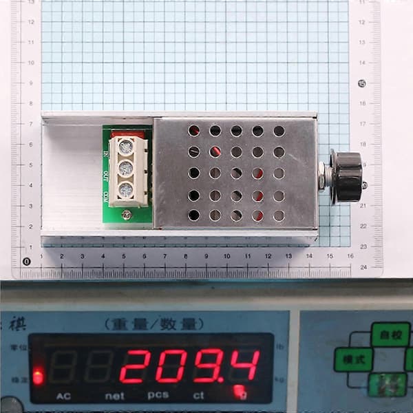 10000W 110-220V SCR Motor Hastighedsregulator Volt Regulator Lysdæmper Termostat