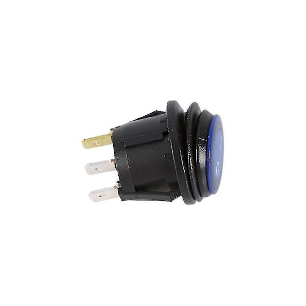 Stor vippströmbrytare, 12V LED-punkt