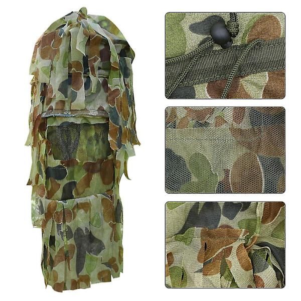 3D Blad Camouflage Yowie Udendørs Taktisk Kasket Mænd Kvinder Jagt Bionisk Camouflage Hat Sniper CS Taktisk Camping Fiskeri Jagt Kasket