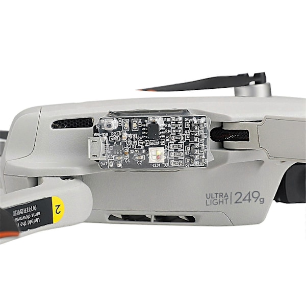 Kraftig Fargeblinkende Lys Mini Strobelys Lampe For Dji Mavic Air Mini2 Femi