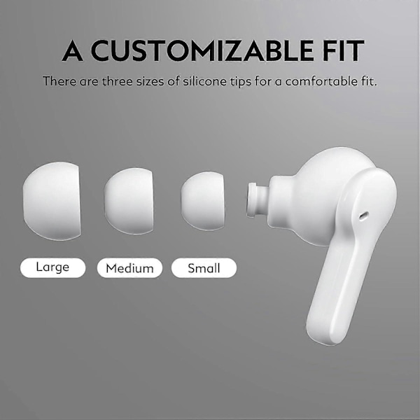 Trådlösa Hörlurar, QCY T13 Headset Bluetooth 5.1 med Mikrofon Touch Control, 40 Timmars Spela Tid