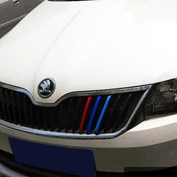 3D Bil Front Grill Trim Sport Striber Dækning Til Rapid Rapid