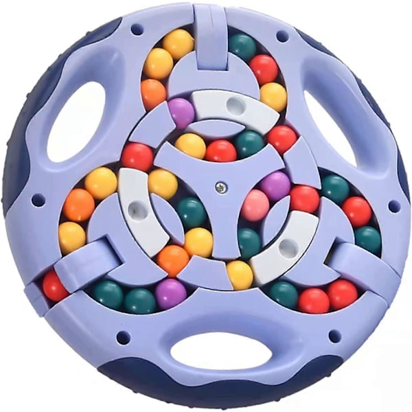 Pop Fidget Leksaker Barnleksaker Roterande Magic Bean Beads Pusselkuber, Sensoriska Leksaker för Autistiska Barn Stress Relief Pussel för Vuxna Figetget Leksaker Ed